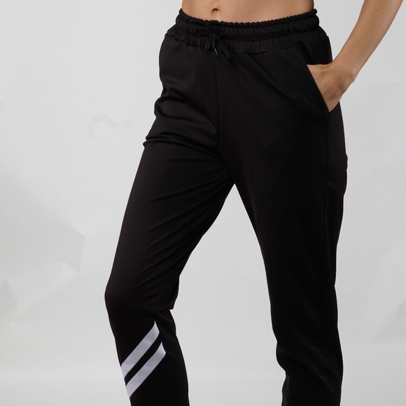 Drawstring Waist Jogger Sweatpants with Pockets - Picture 4 of 4